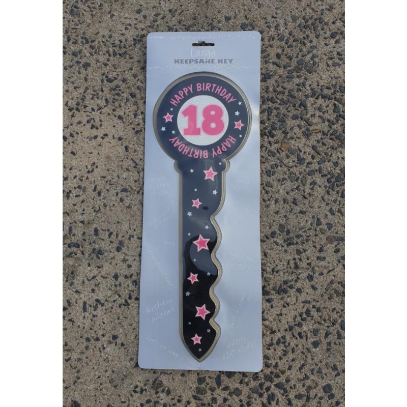 18th Birthday Key