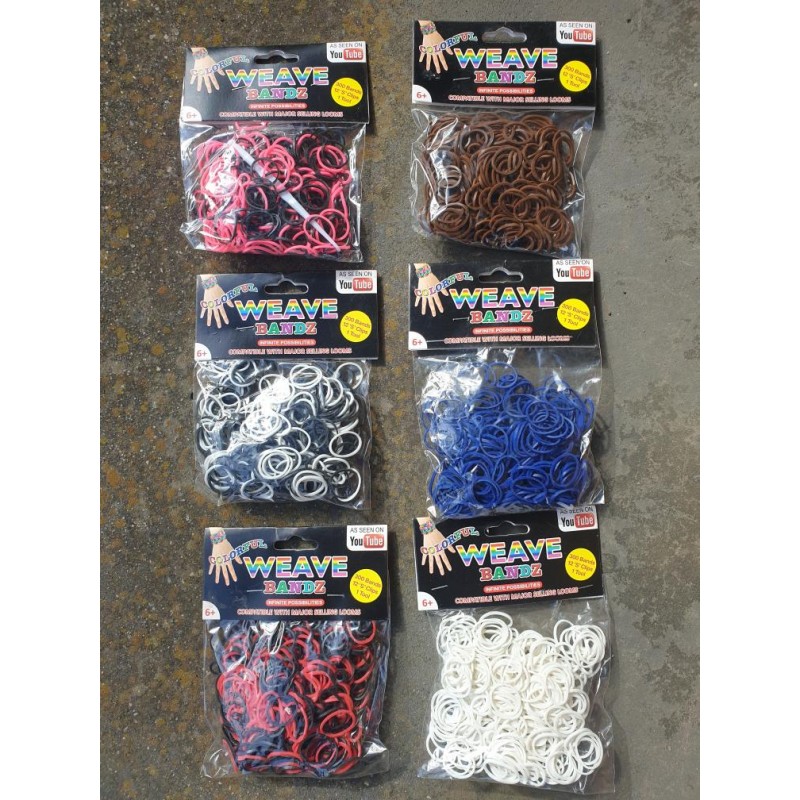 Weave Bands - 300 Bands