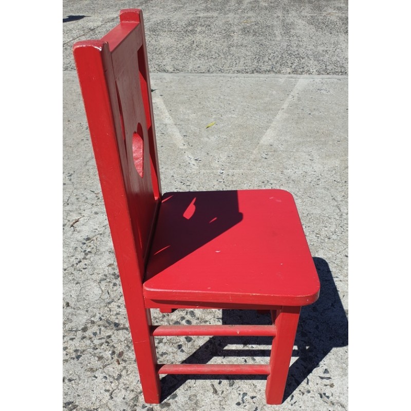 Toddler's Vintage Wooden Chair