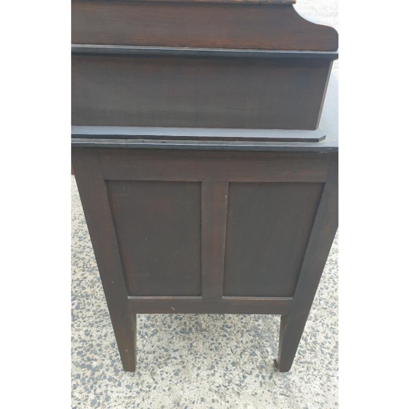 Vintage Wooden 5 Drawer Dresser with Mirror